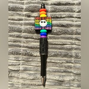 Colorful Love Beaded Pen